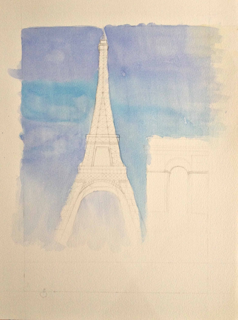 eiffel tower by elisa choi